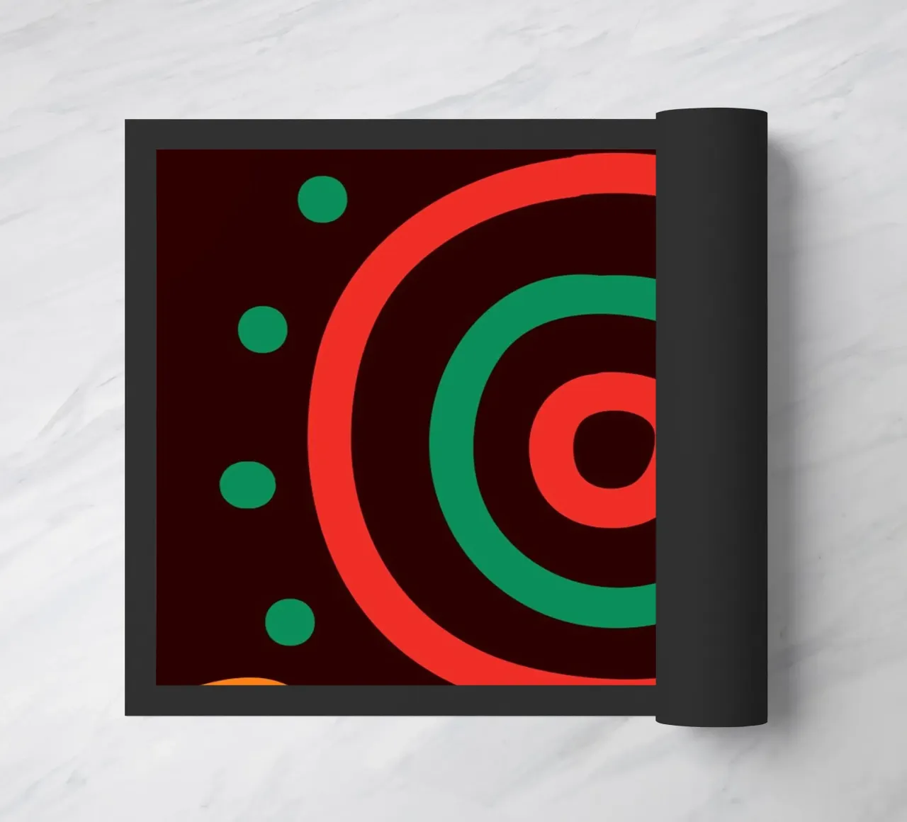 Afro circles zerbino da LisaArtes