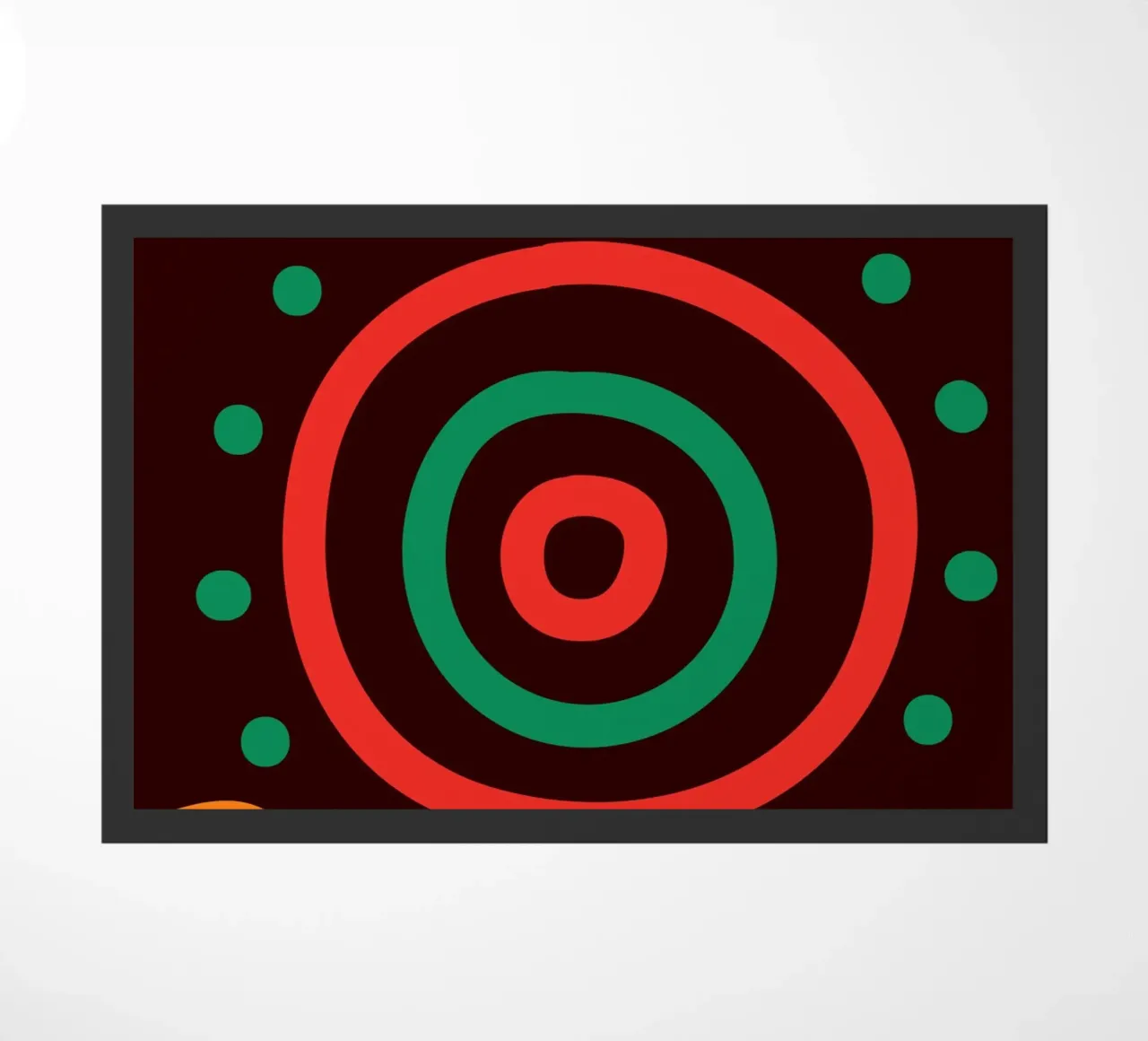 Afro circles zerbino da LisaArtes