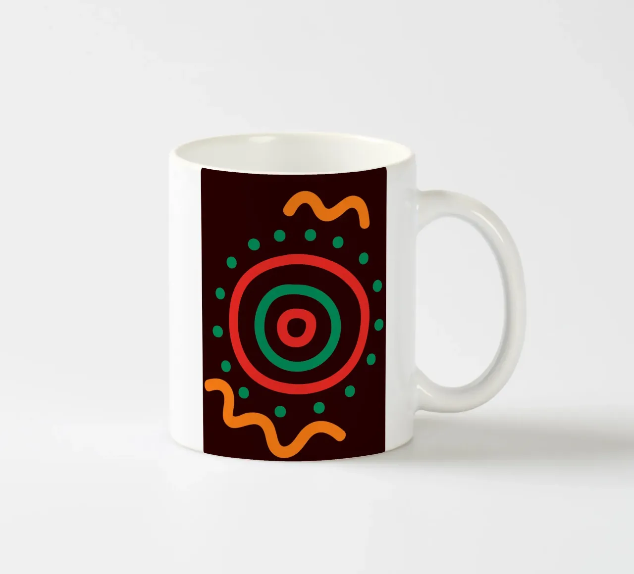Afro circles tazza in ceramica da LisaArtes