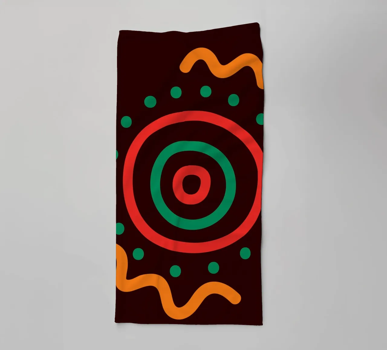 Afro circles asciugamano da bagno da LisaArtes