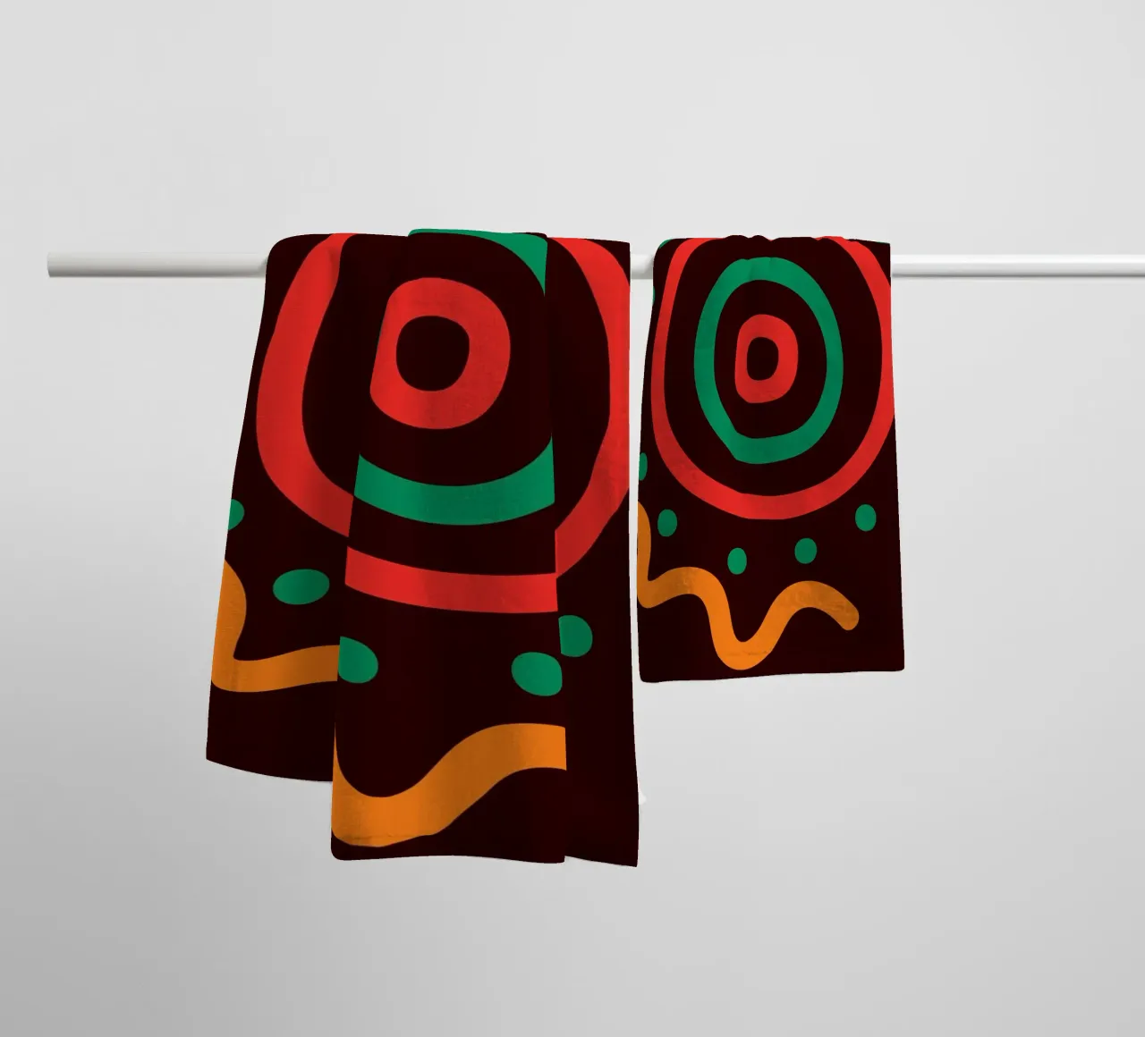 Afro circles asciugamano da bagno da LisaArtes