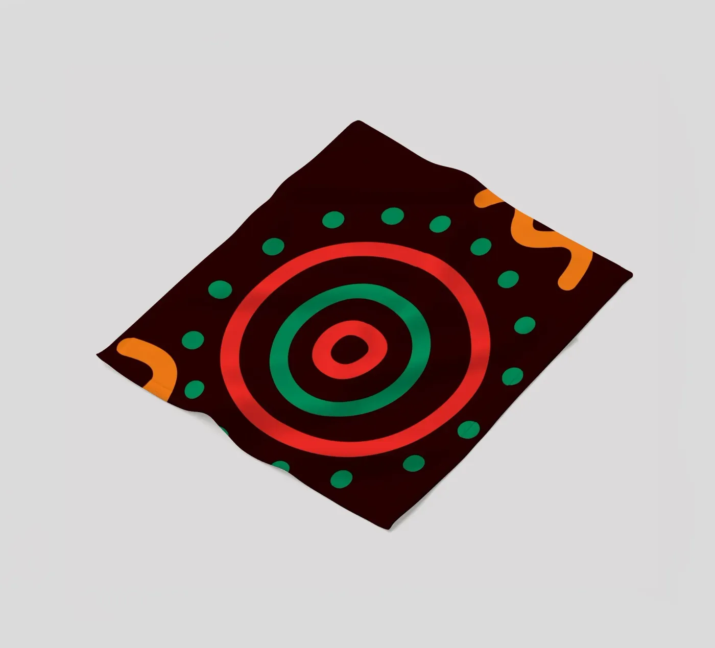 Afro circles Fleecedecke von LisaArtes