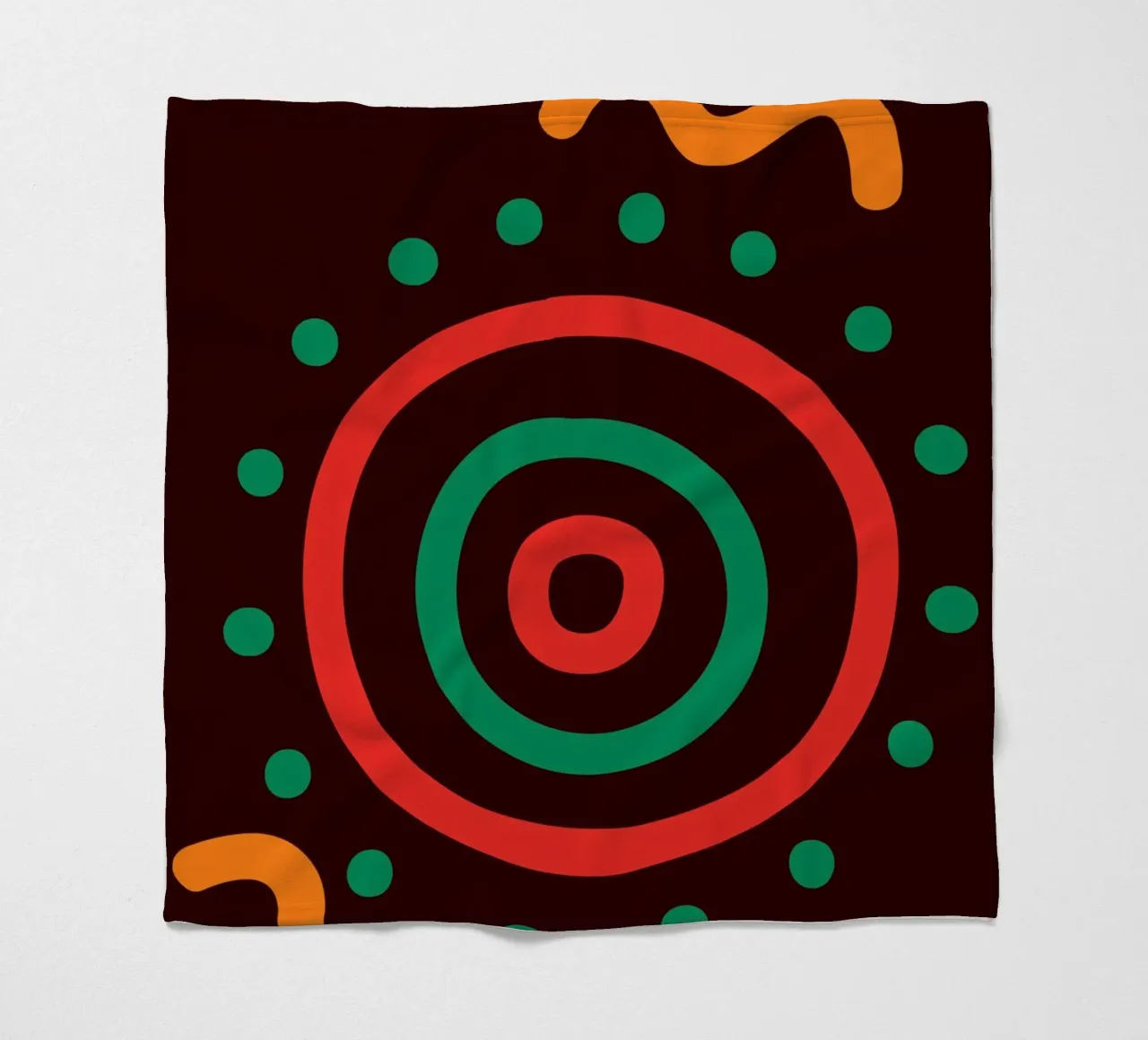 Afro circles coperta in pile da LisaArtes