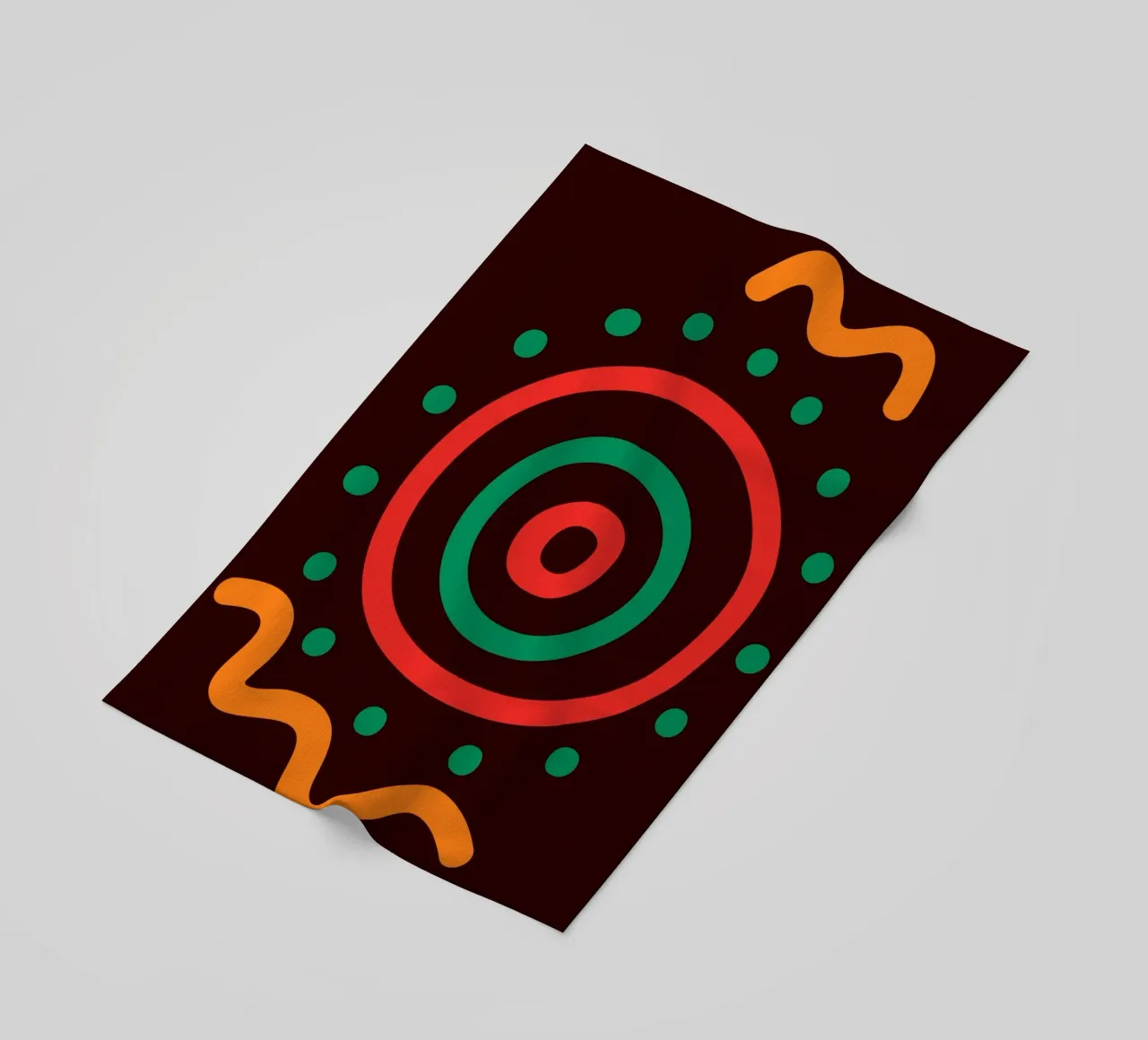 Afro circles telo mare da LisaArtes