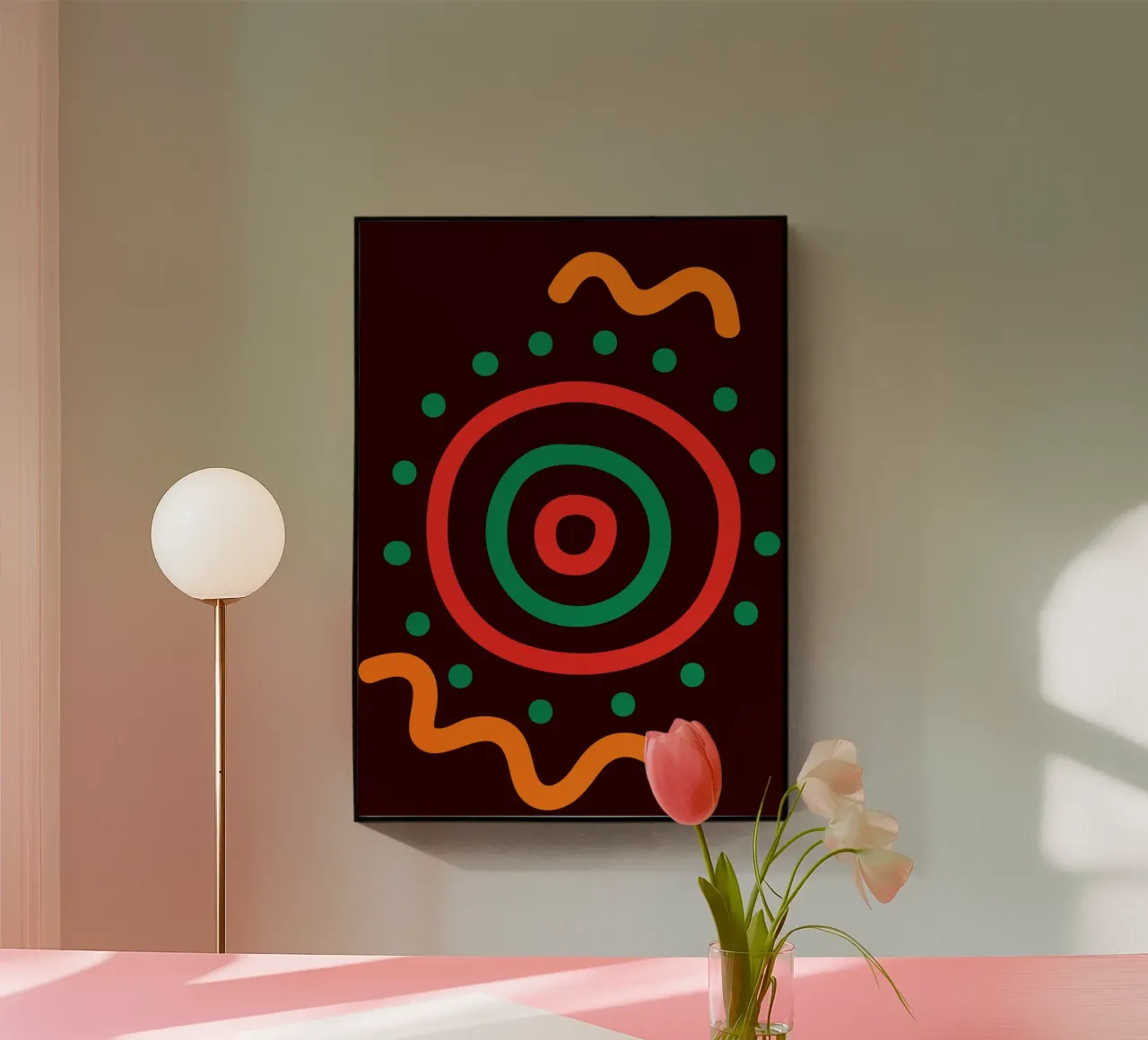 Afro circles plexiglass da LisaArtes