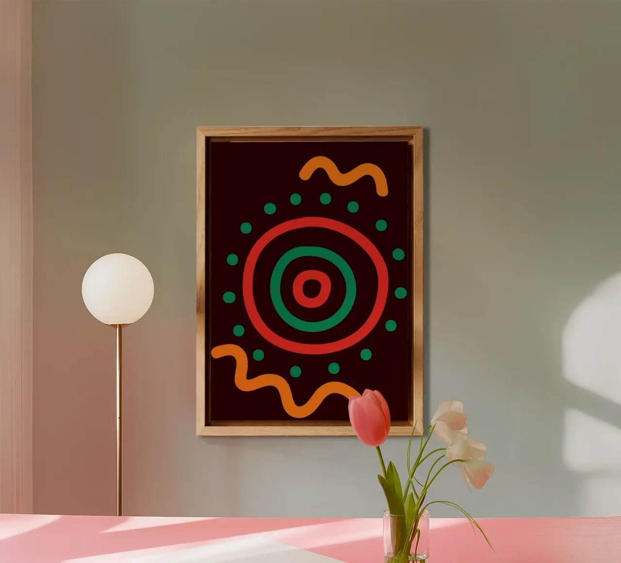 Afro circles alluminio dibond da LisaArtes