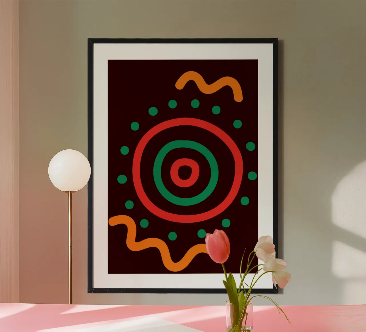 Afro circles poster da LisaArtes