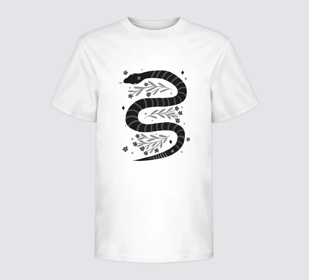Moderne slang - zwart en wit kinder t-shirt van Wackapacka