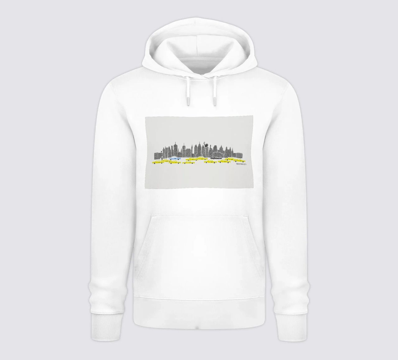 Panoramic New York sudadera con capucha de Fox & Velvet
