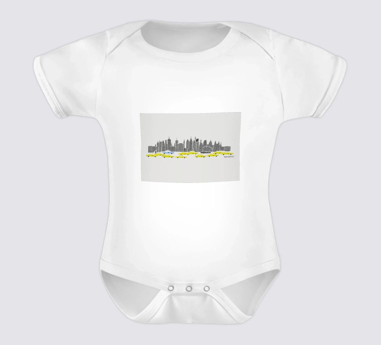 Panoramic New York body de bebé de Fox & Velvet