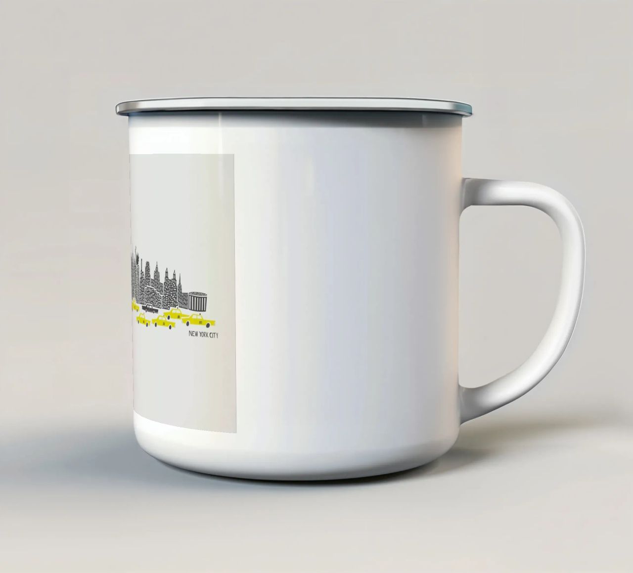 Panoramic New York tazza in smalto da Fox & Velvet