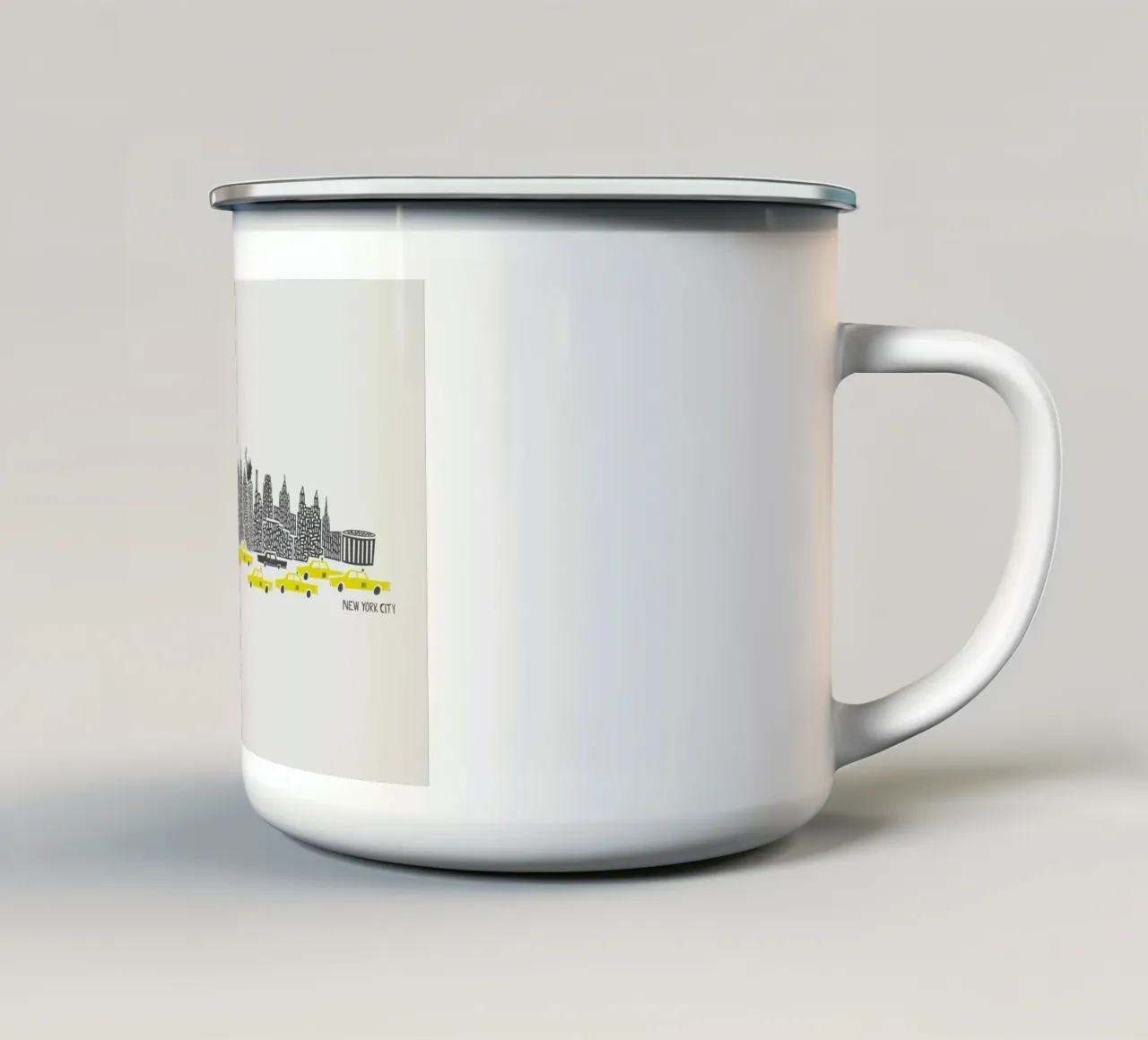 Panoramic New York tazza in smalto da Fox & Velvet