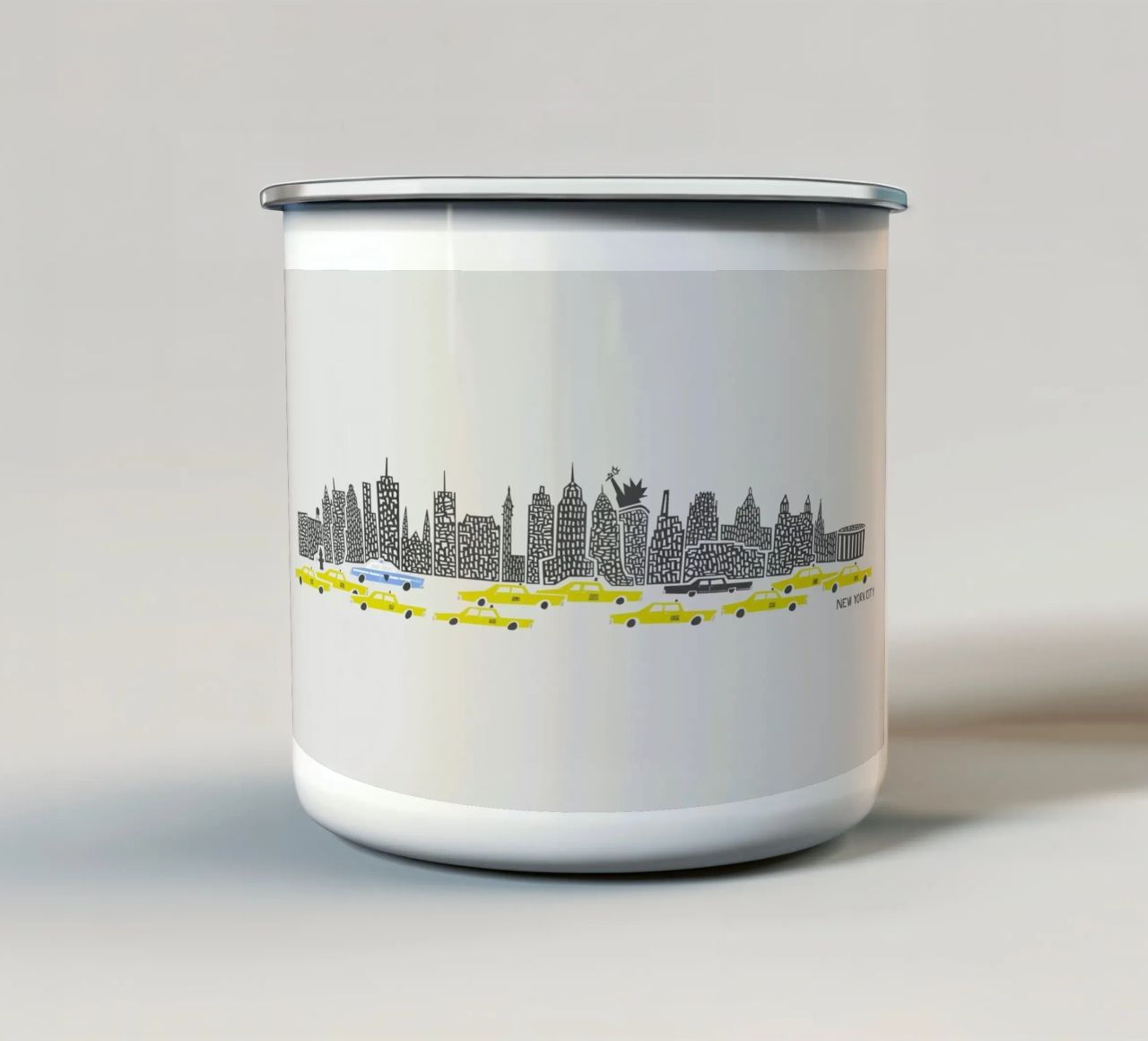 Panoramic New York tazza in smalto da Fox & Velvet