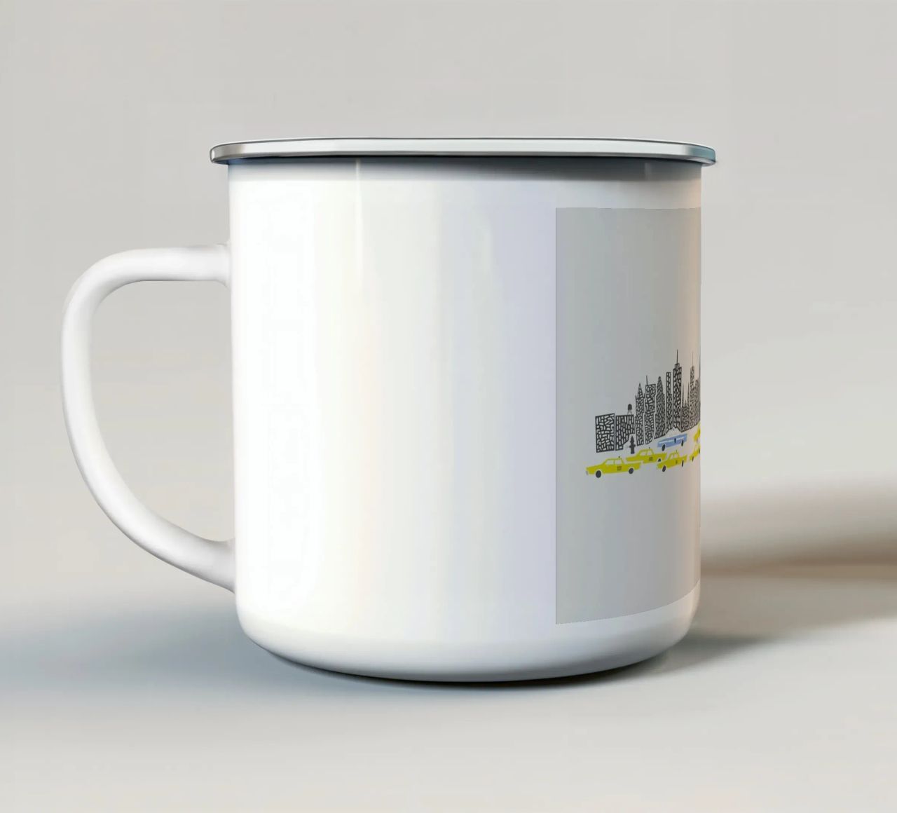 Panoramic New York tazza in smalto da Fox & Velvet