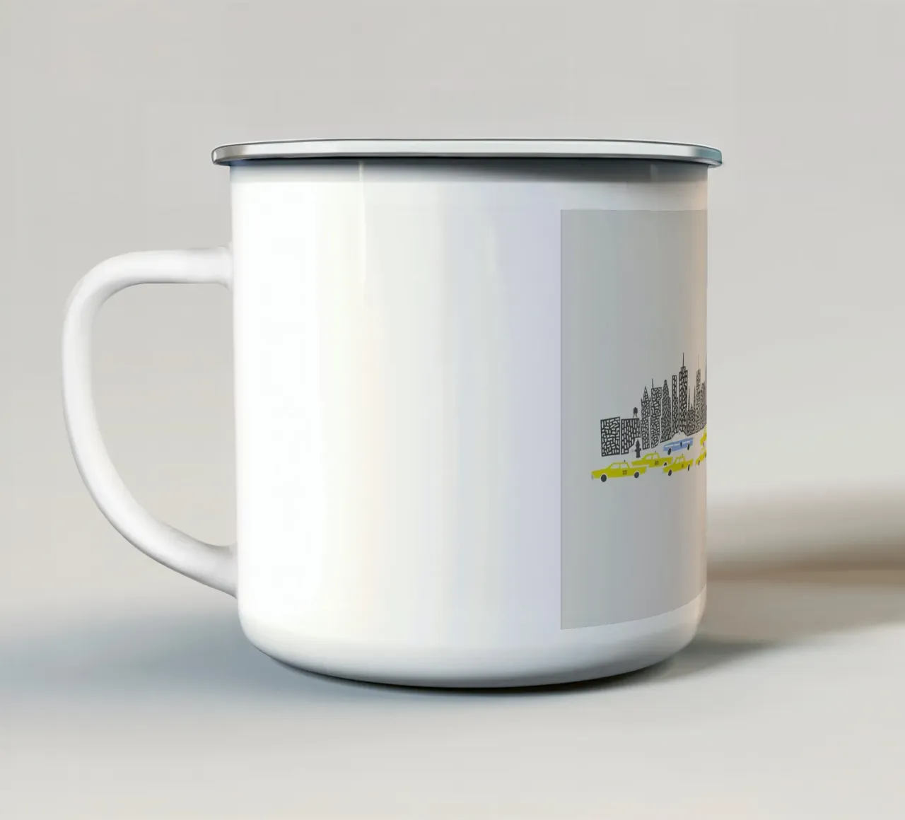 Panoramic New York tazza in smalto da Fox & Velvet