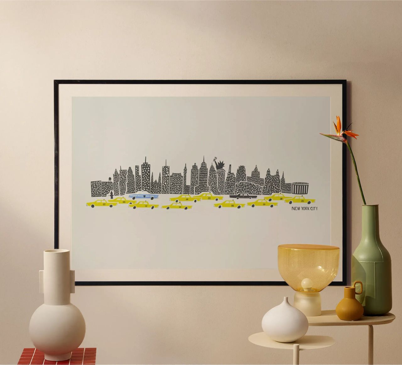 Panoramic New York poster de Fox & Velvet