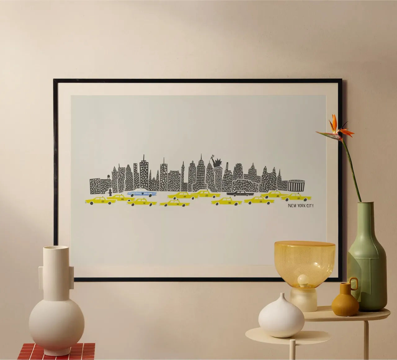 Panoramic New York poster da Fox & Velvet