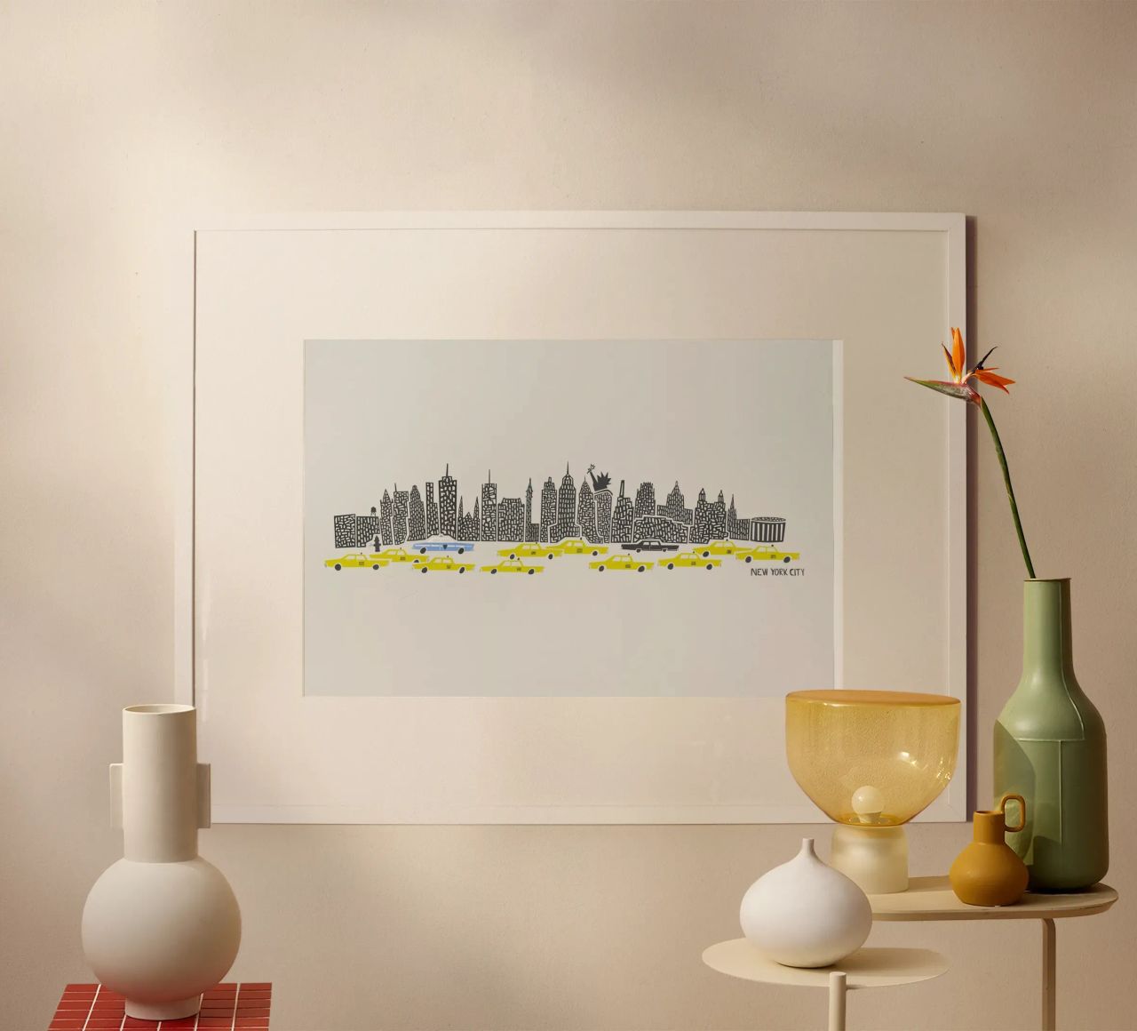 Panoramic New York poster de Fox & Velvet