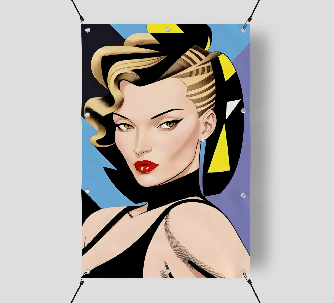 PASSERELLA DI MODA VOGUE telo in pvc da ART DECO