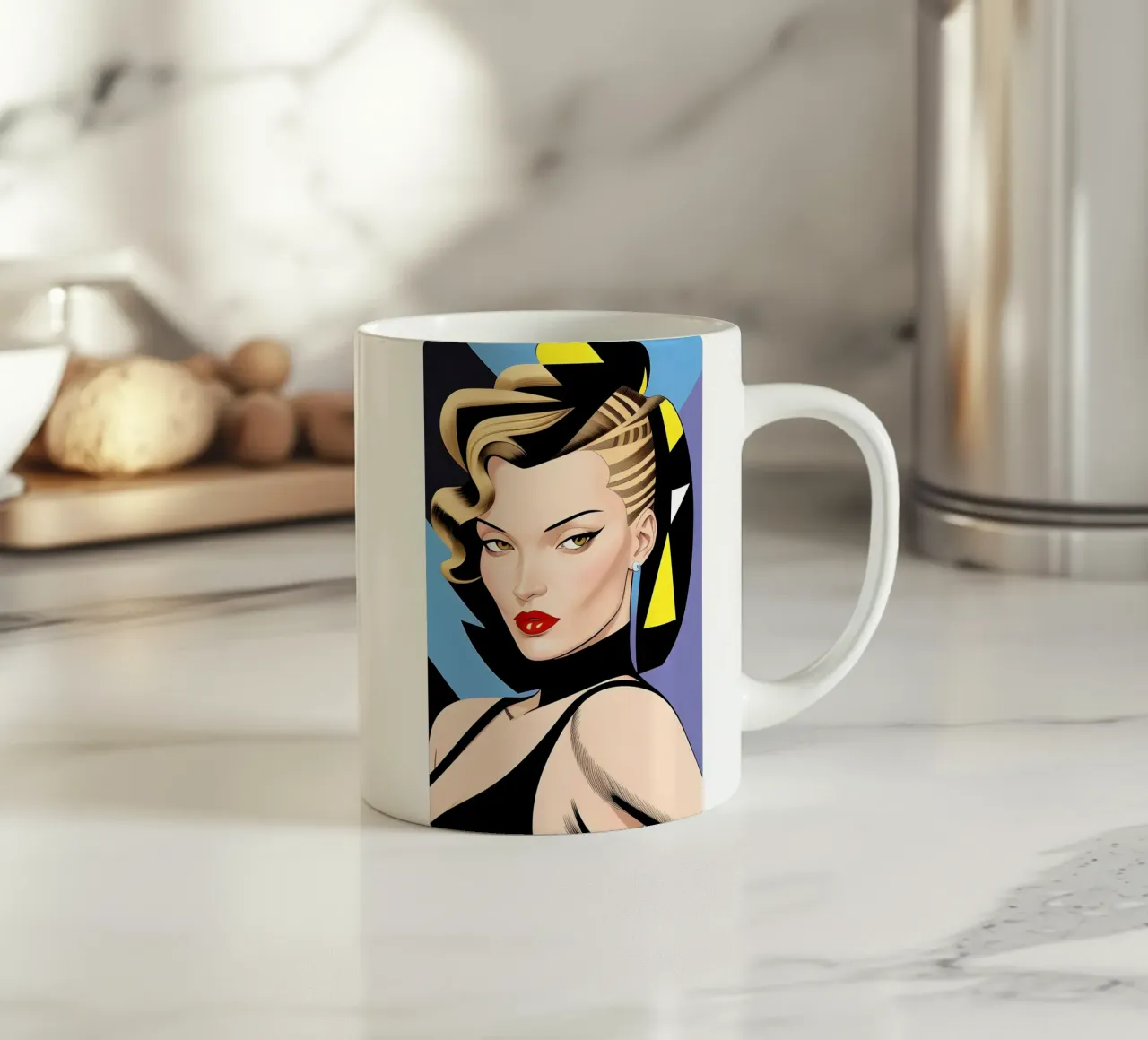 PASSERELLA DI MODA VOGUE tazza in ceramica da ART DECO