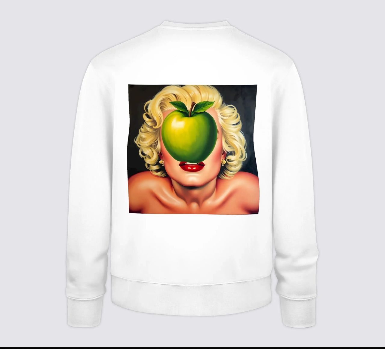 Das Geheimnis des Apfels: Eine Hommage an René Magritte Sweatshirt von Studio Mooodz