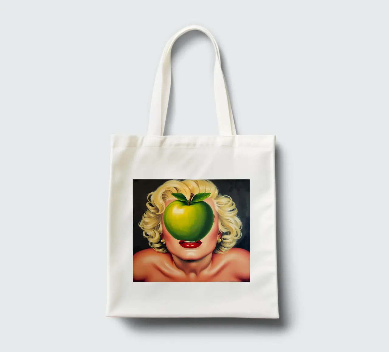 El secreto de la manzana: Homenaje a René Magritte tote bag de Studio Mooodz
