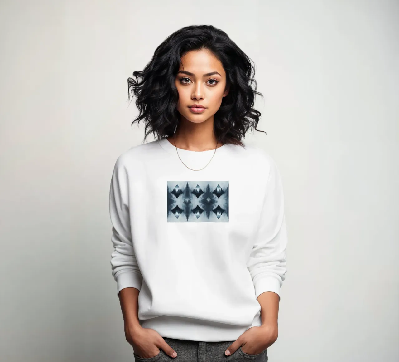 Snow emerge 3 - scatter felpa da The Quiet Senju