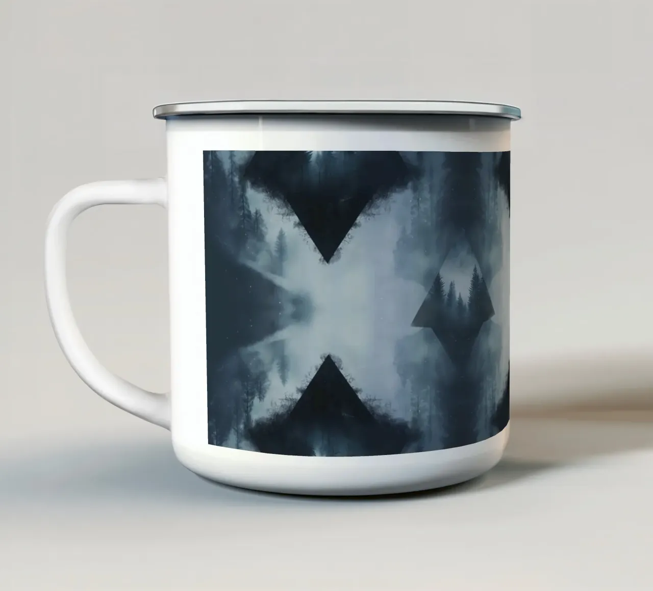 Snow emerge 3 - scatter tazza in smalto da The Quiet Senju