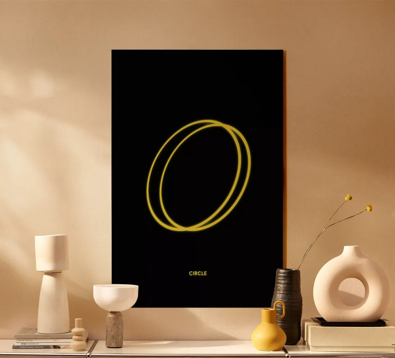 Neon Circle plexiglass da In Full Color