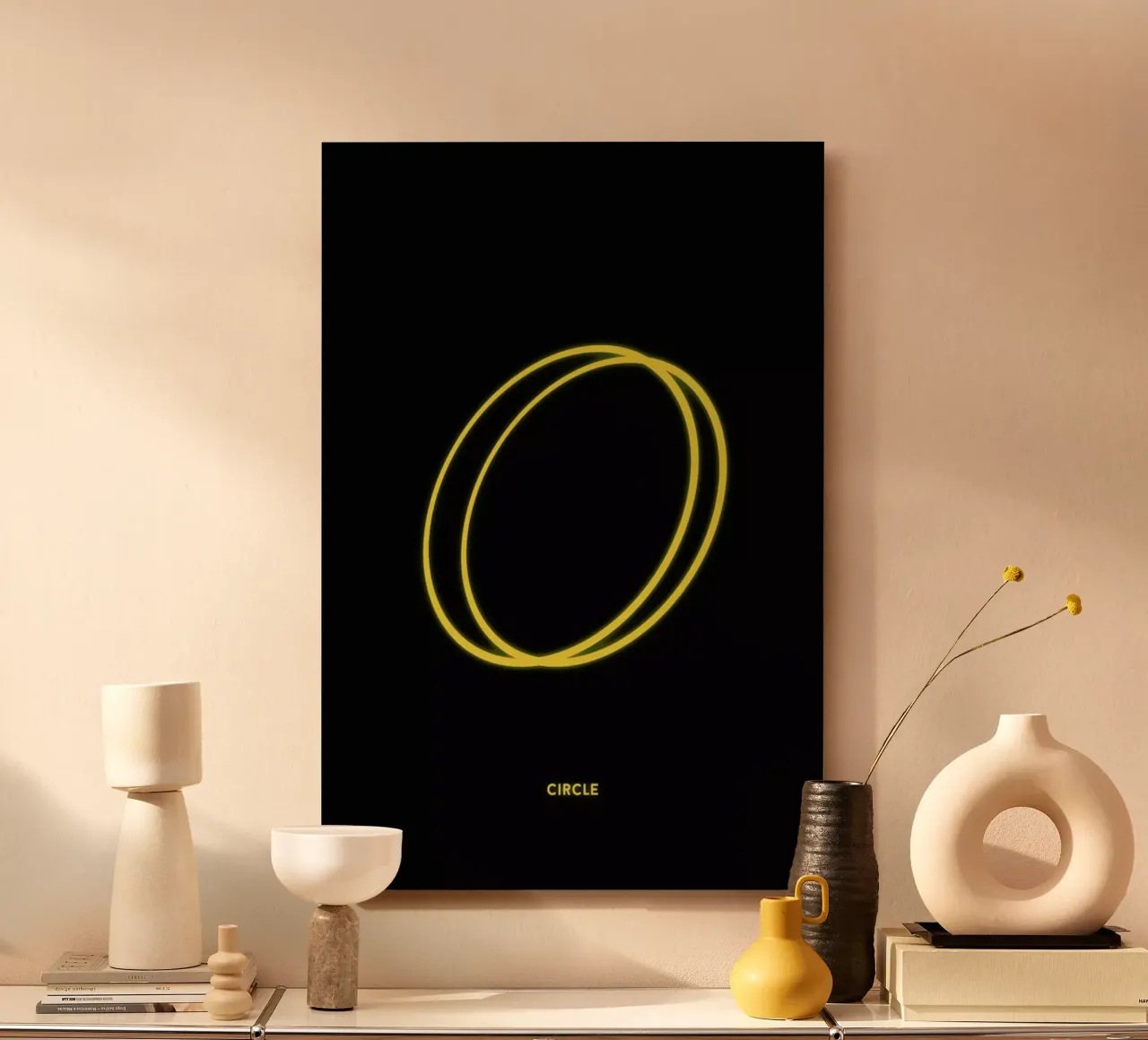 Neon Circle alluminio dibond da In Full Color