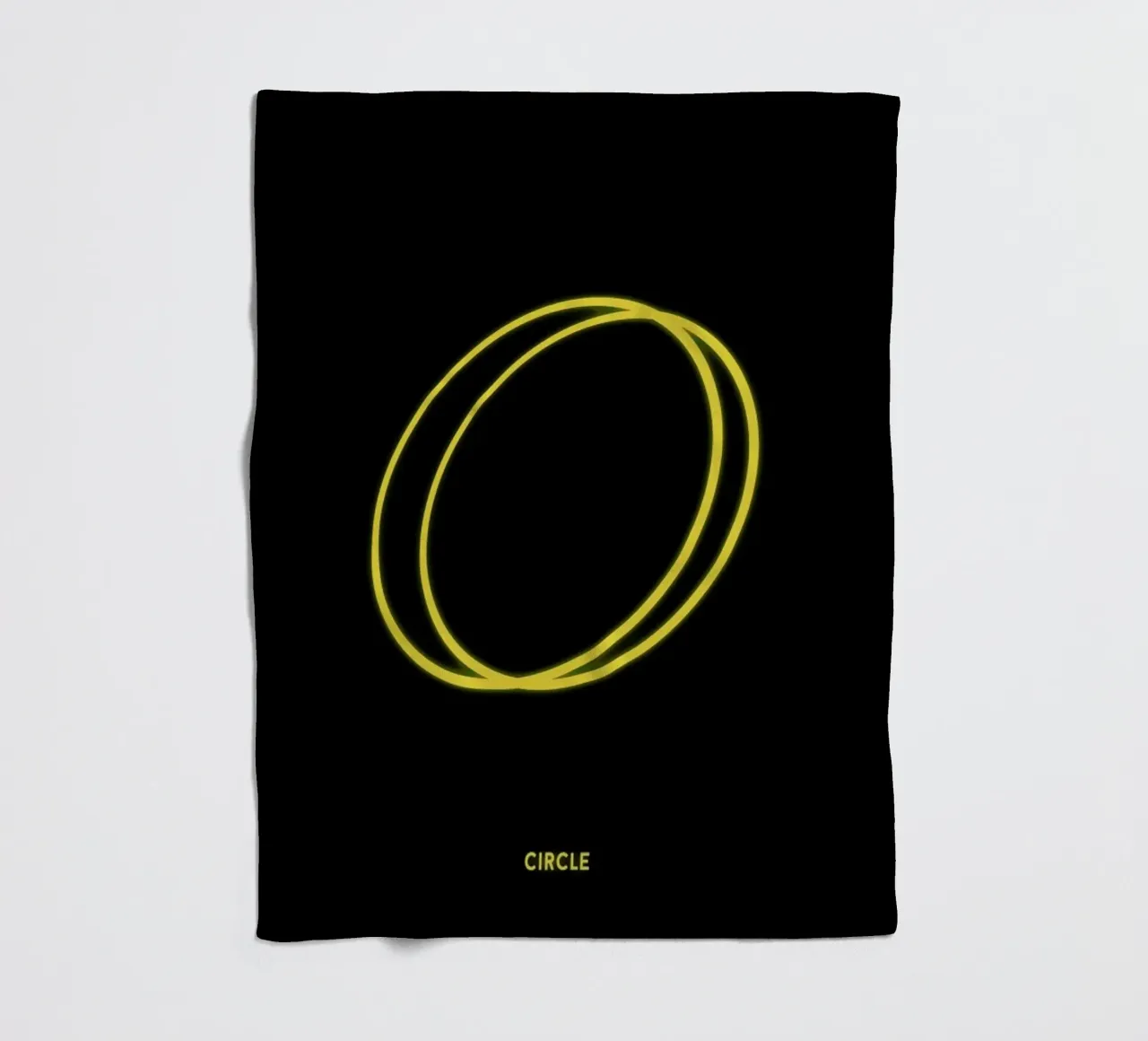 Neon Circle coperta in pile da In Full Color