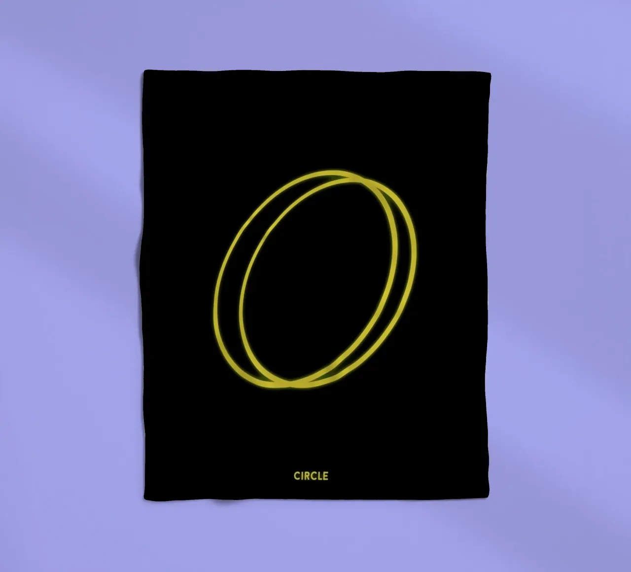 Neon Circle coperta in pile da In Full Color
