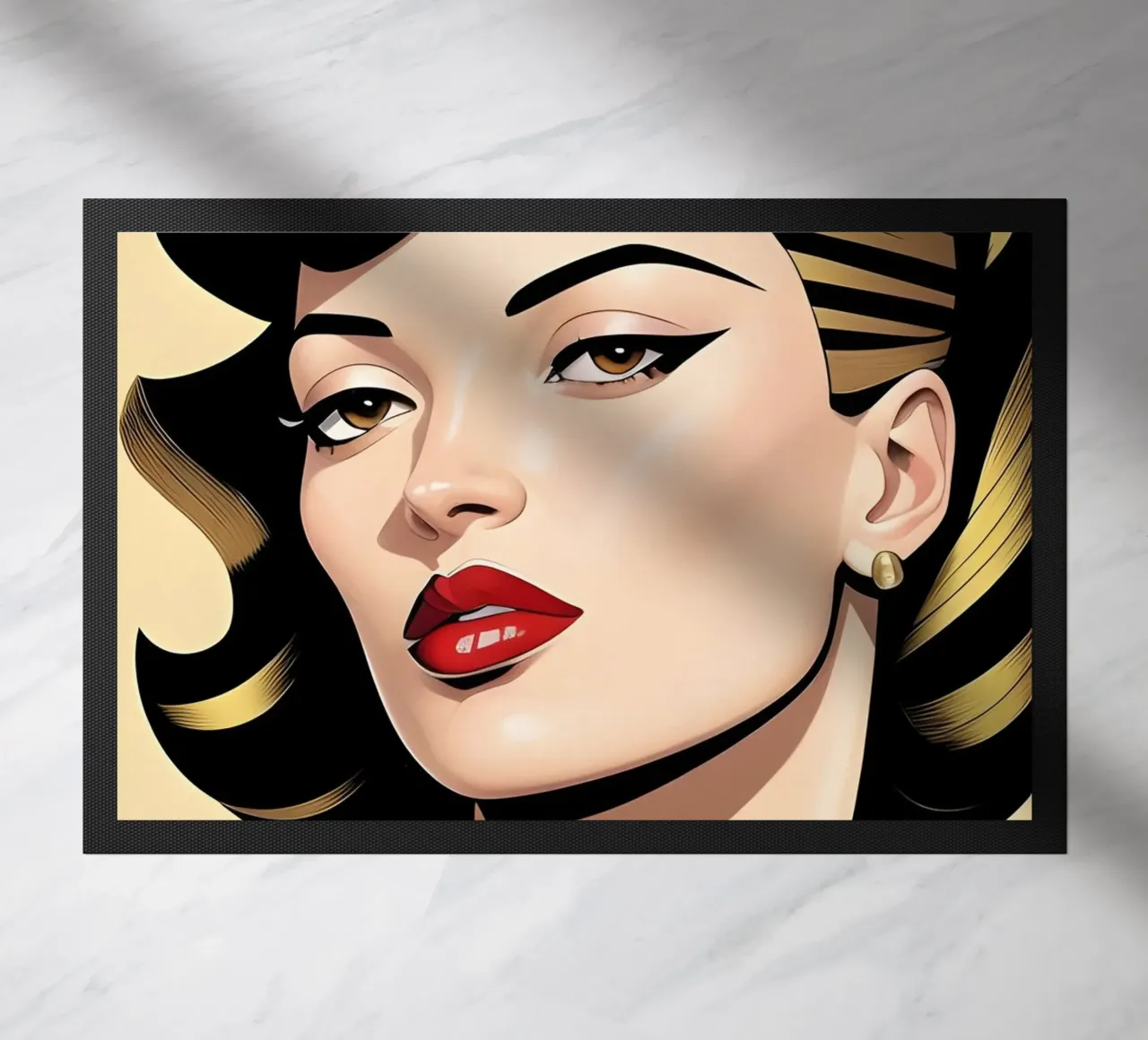 RITRATTO GRAFICO FEMMINILE zerbino da ART DECO
