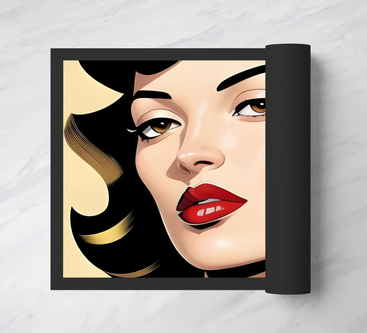 RITRATTO GRAFICO FEMMINILE zerbino da ART DECO