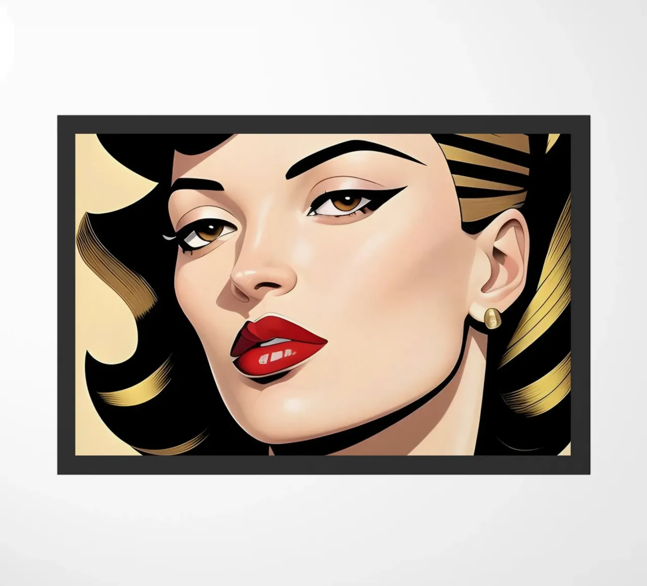 RITRATTO GRAFICO FEMMINILE zerbino da ART DECO