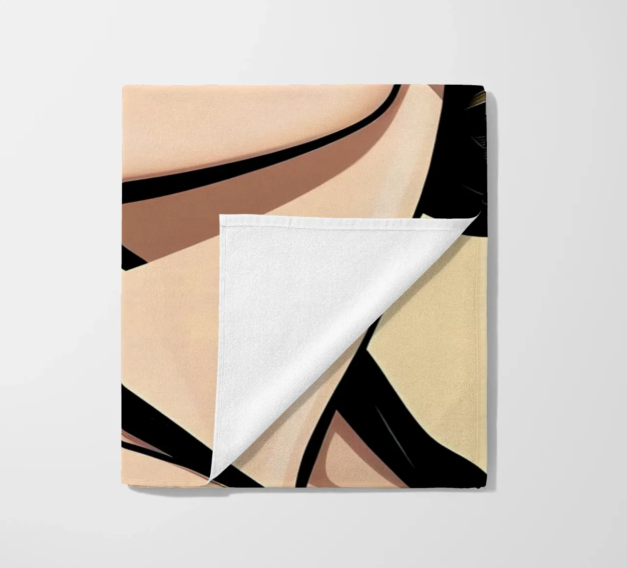 RITRATTO GRAFICO FEMMINILE telo mare da ART DECO