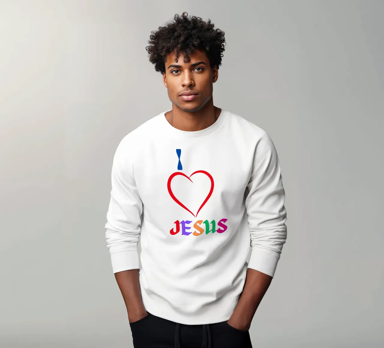 Prodotti a tema cristiano felpa da Lionandlamb
