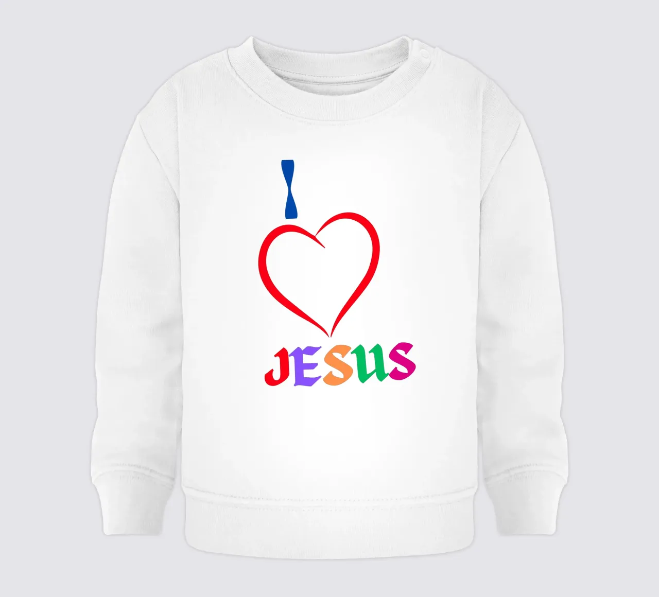 Prodotti a tema cristiano felpa neonato da Lionandlamb