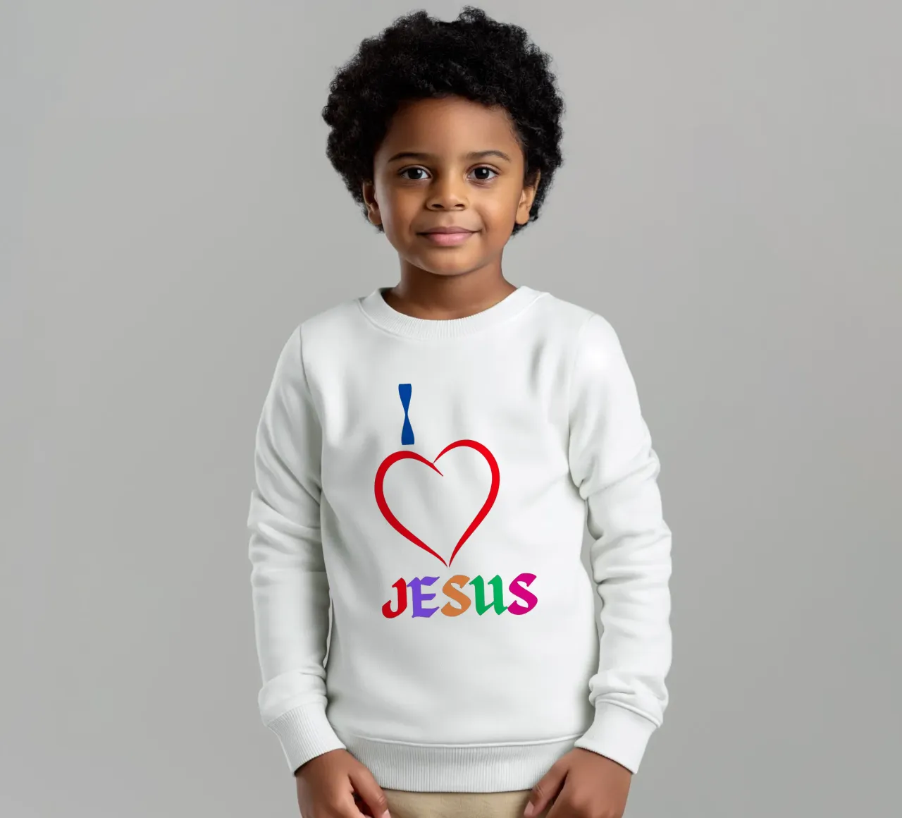 Christian Themed products kids sweatshirt by Lionandlamb