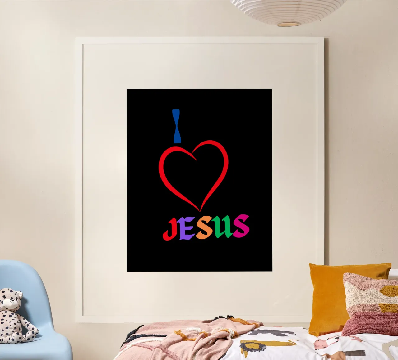 Prodotti a tema cristiano poster con telaio in plastica da Lionandlamb