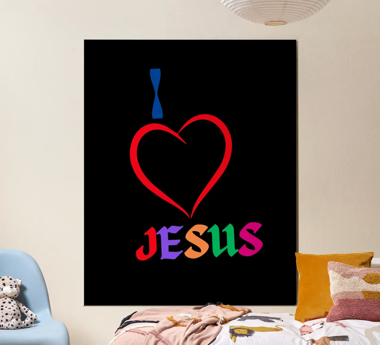 Prodotti a tema cristiano poster con telaio in plastica da Lionandlamb