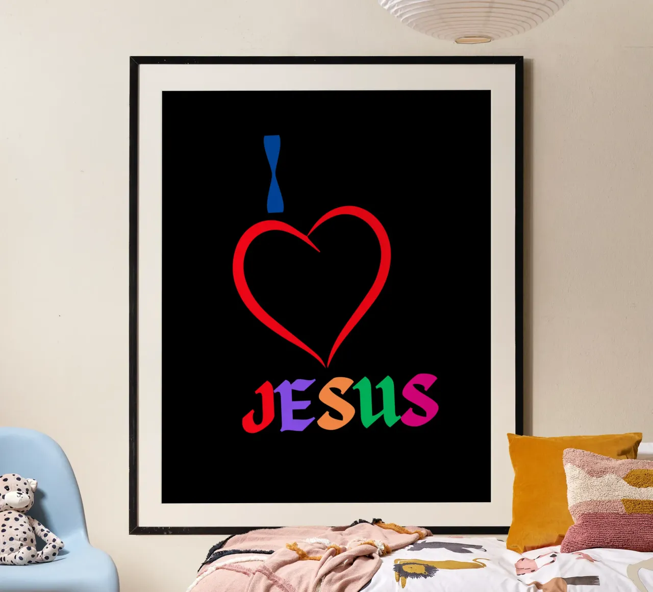 Prodotti a tema cristiano poster con telaio in plastica da Lionandlamb