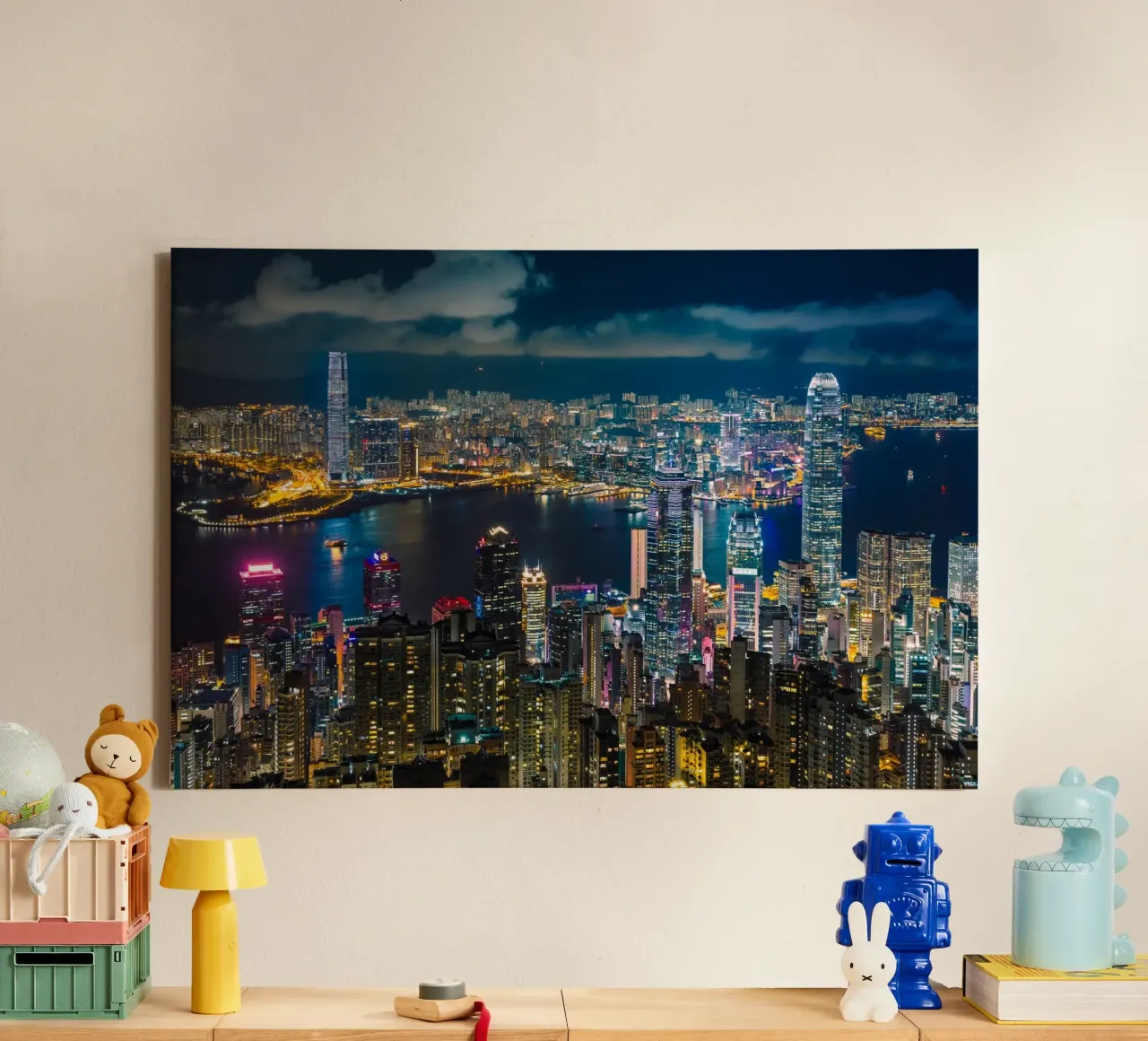 HONG KONG 10 canvas by Tom Uhlenberg
