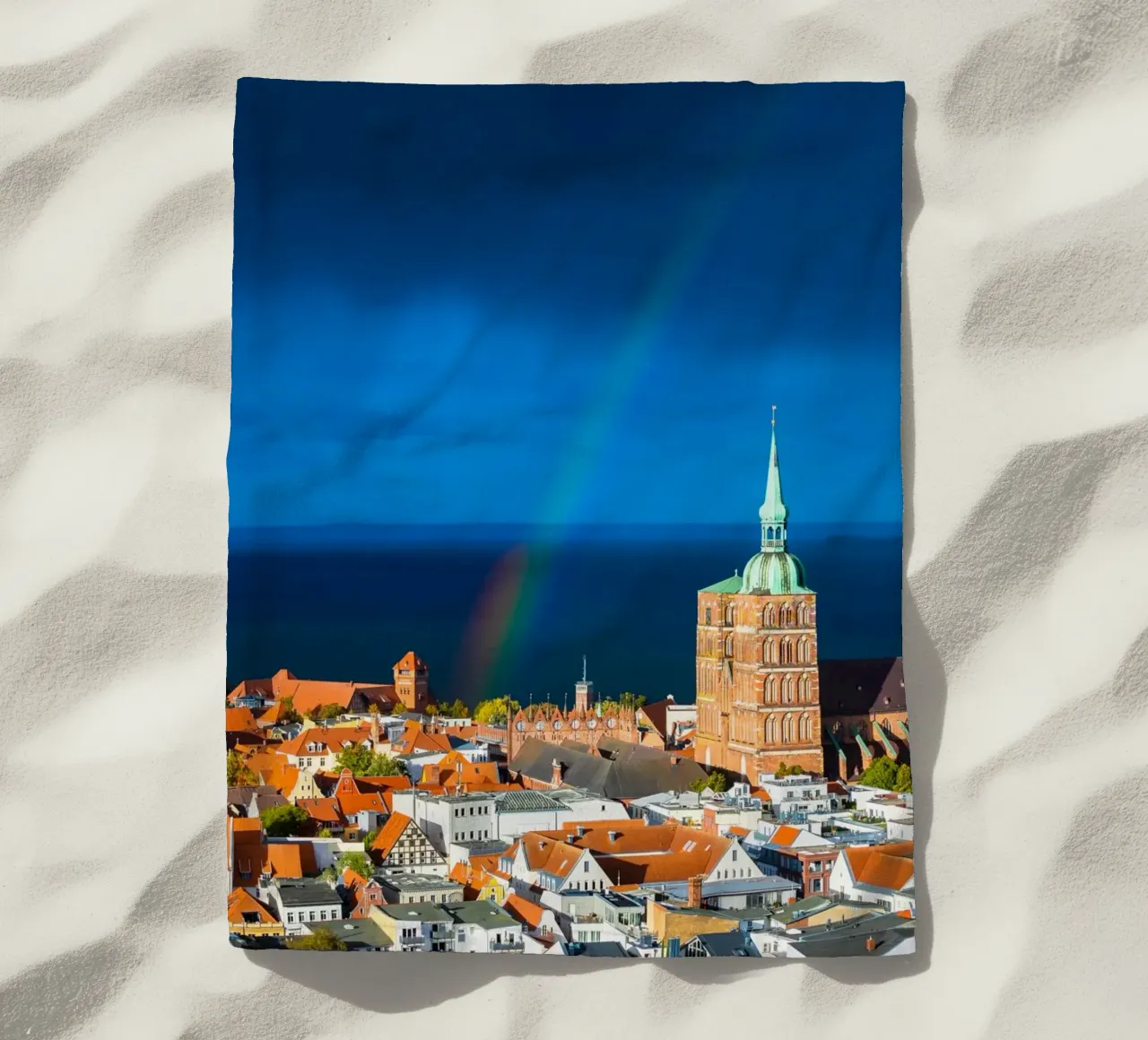 STRALSUND 01 Strandtuch von Tom Uhlenberg