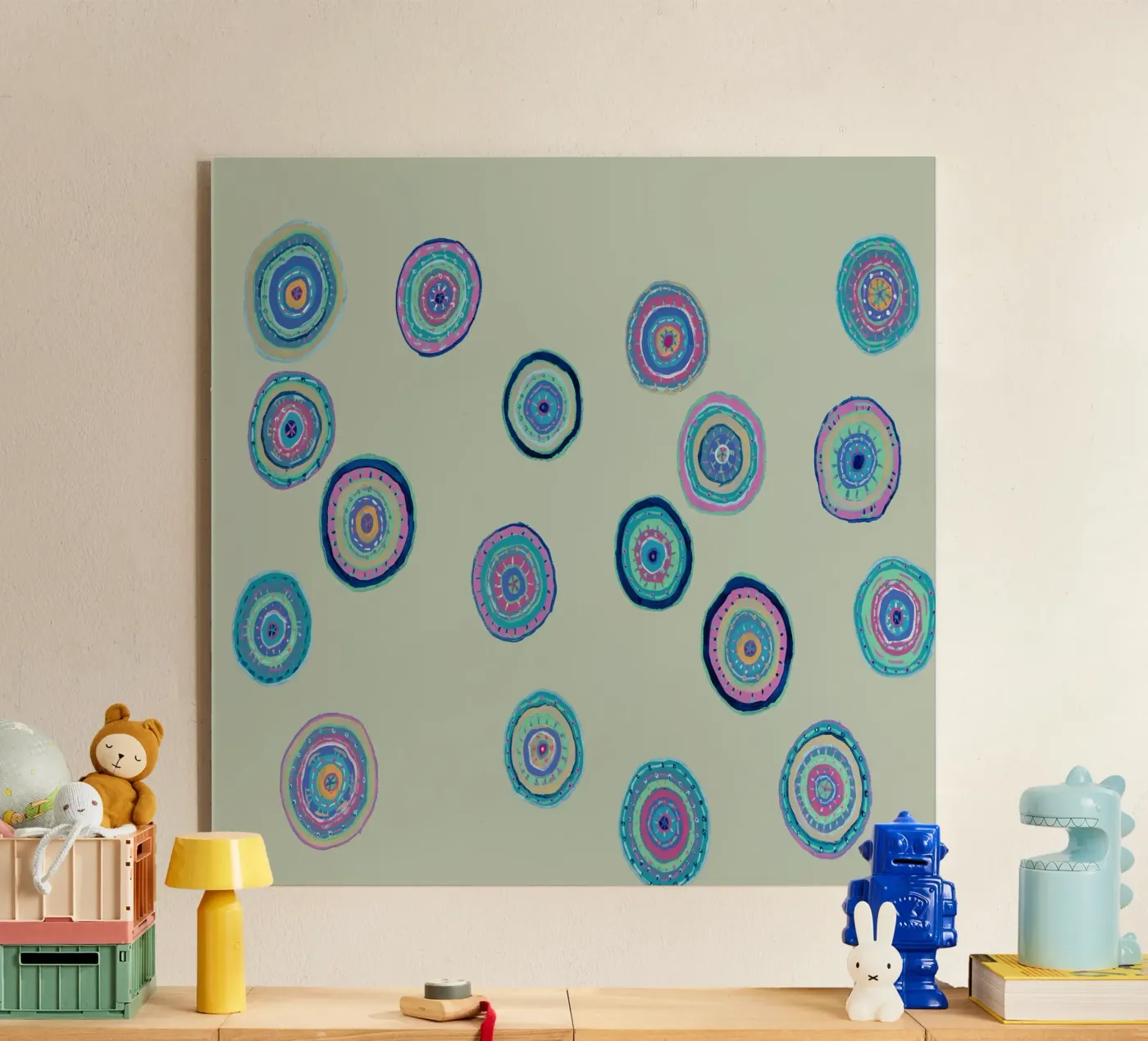 Orbite danzanti - Verde plexiglass da Helen Joynson