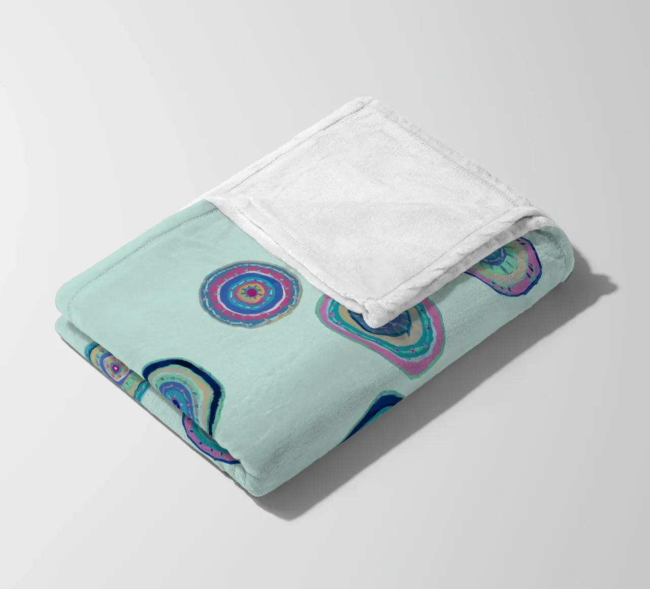 Orbite danzanti - Blu chiaro coperta in pile da Helen Joynson