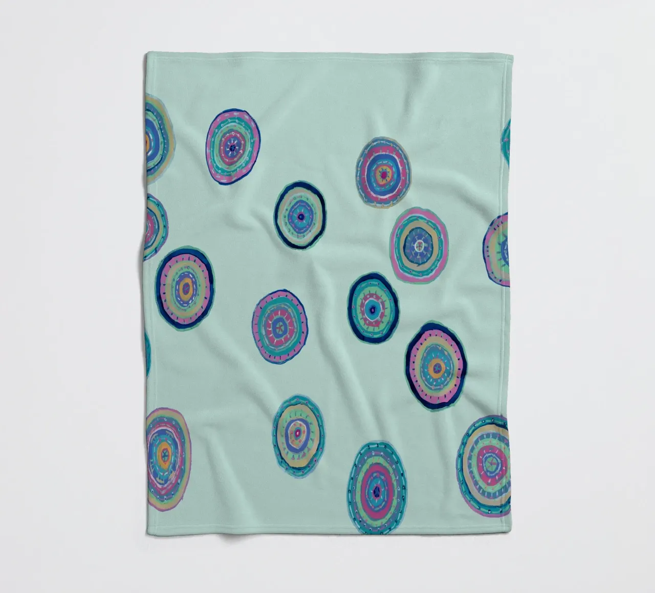 Orbite danzanti - Blu chiaro coperta in pile da Helen Joynson