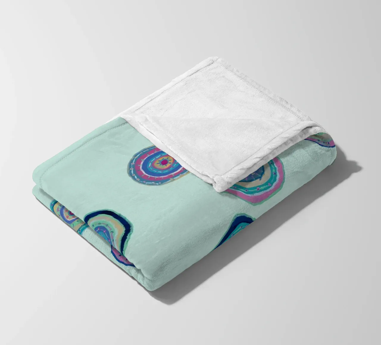 Orbite danzanti - Blu chiaro coperta in pile da Helen Joynson
