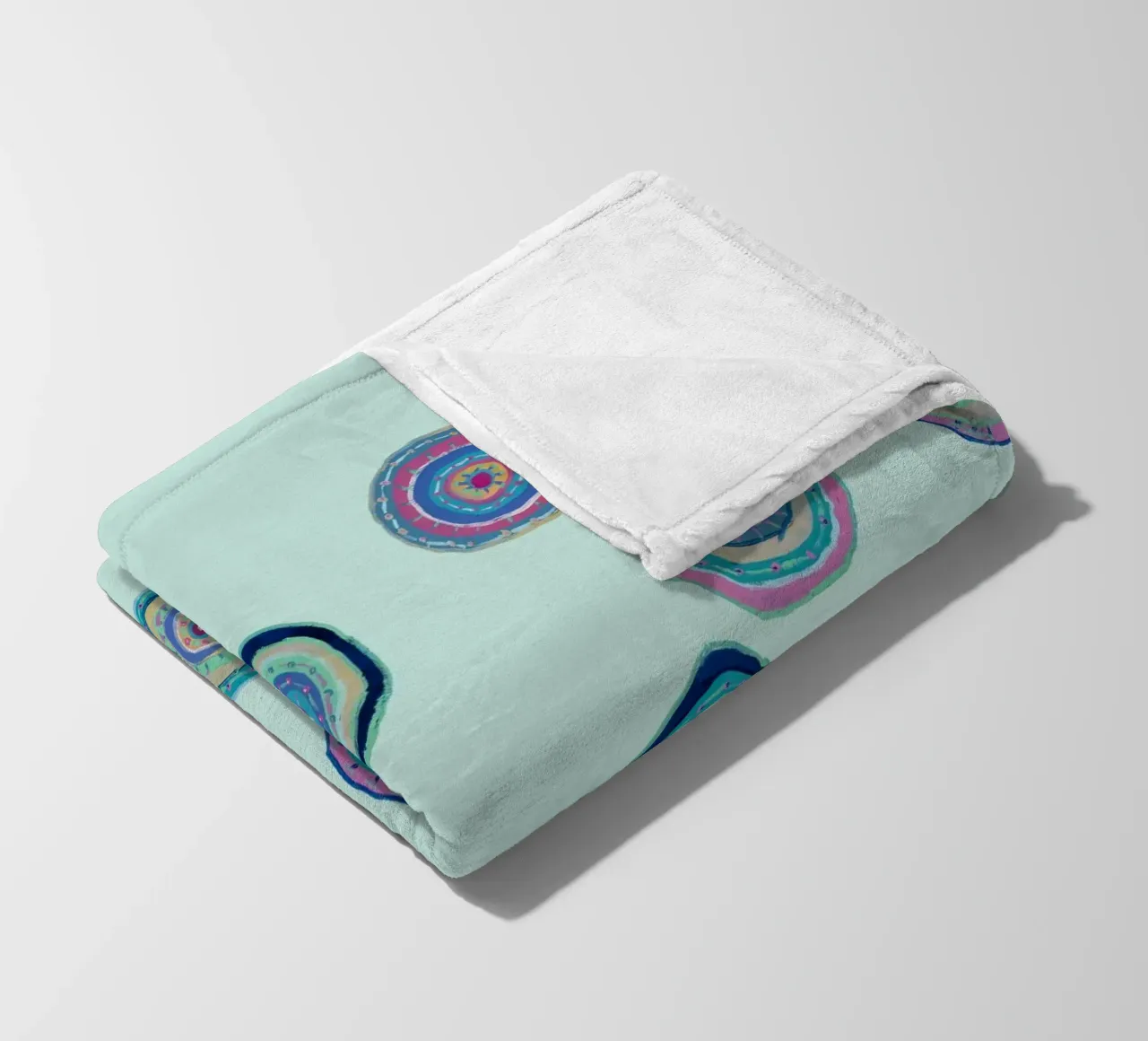 Orbite danzanti - Blu chiaro coperta in pile da Helen Joynson