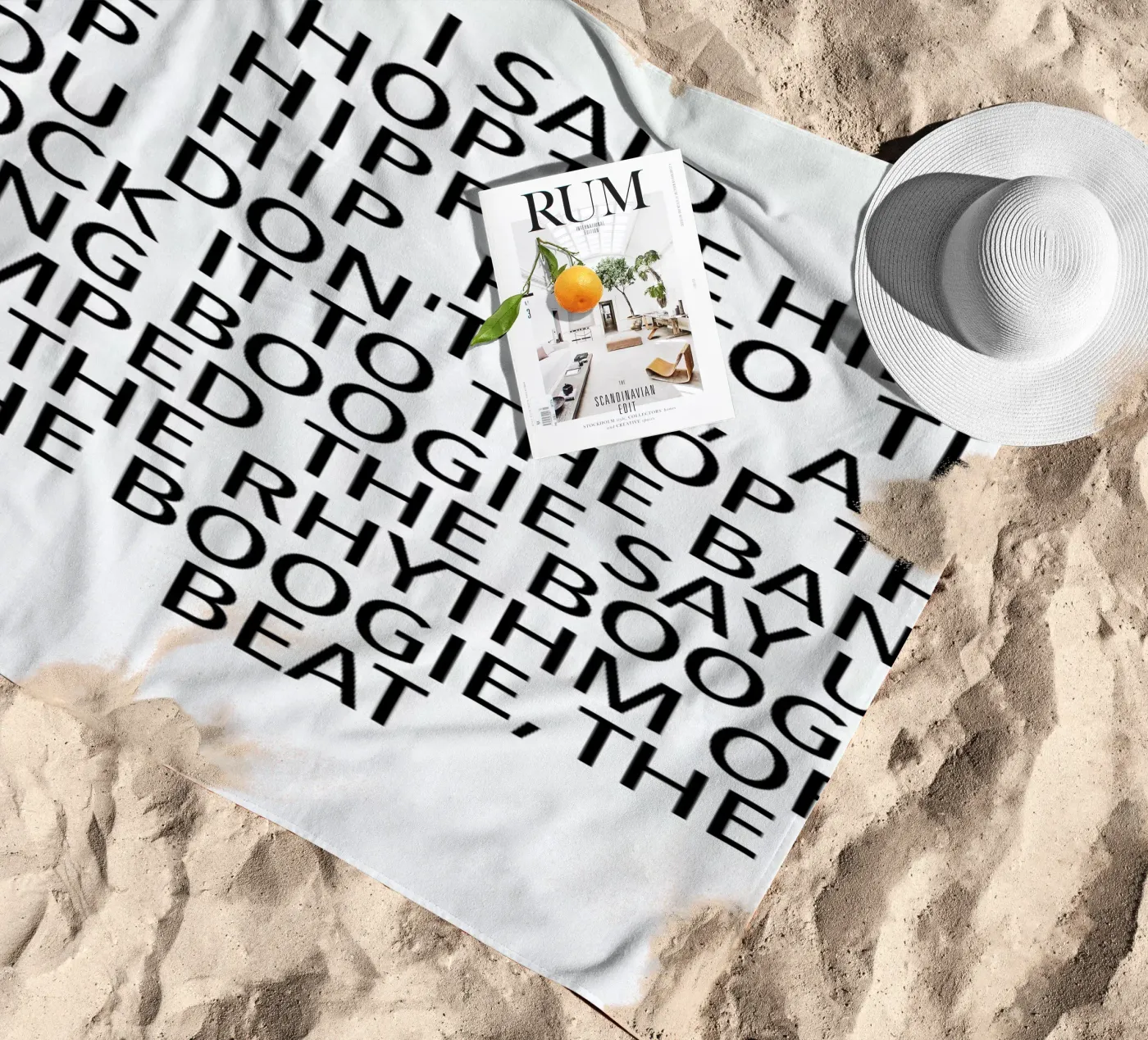 Delight beach towel by Studio One